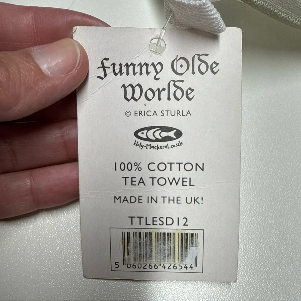 NWT‎ Funny Towel British Soldier Tea Towel Cotton Made England Drying Dishes